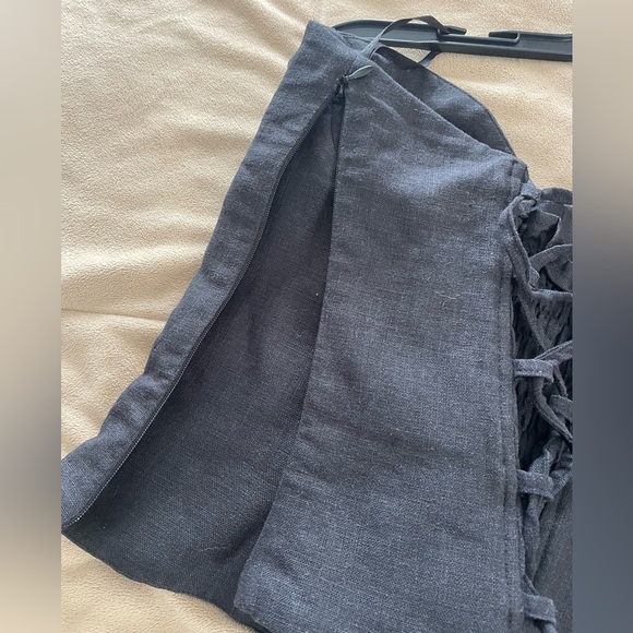 GAÂLA Black Linen Corset- 36 FR only worn a few times - Picture 7 of 7